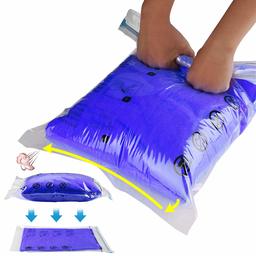 Eono Essentials, sacche di Compressione arrotolabili, 12 Pezzi, 6 per Bagagli a Mano e 6 per valigie