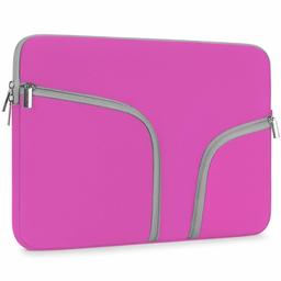 Eono Neoprene Laptop Custodia Protettiva Borsa Manica Compatibile con 13,3 Pollici MacBook Air, MacBook PRO Retina 13 Pollici, Surface PRO 3/4/5/6, Surface Laptop 2017 / Surface Laptop 2, Rosa Rossa