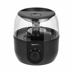 AmazonBasics Humidifier with Night Light and Aroma Diffuser - 2-Liter, Black[UK Plug]