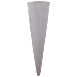 Amazon Brand – Rivet Cone-Shaped Wall Mount Vase, 10.4