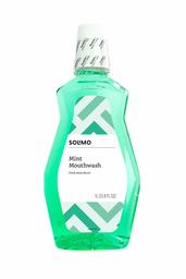 Amazon Brand - Solimo Mint Mouthwash, Fresh Mint, 1 Liter