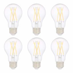 AmazonBasics – Bombilla LED equivalente no regulable, 10.000 horas de vida útil, A19