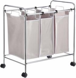 AmazonBasics - Portabiancheria a 3 Sacchi (ricondizionato Certificato)